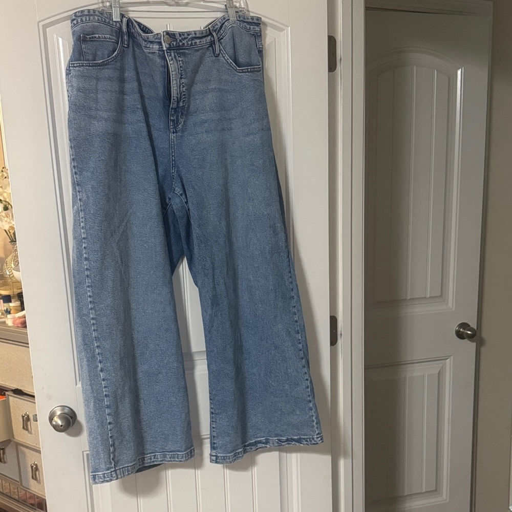 Ava & Viv Light Blue Wide Leg Jeans